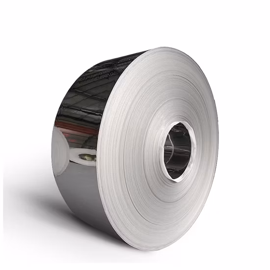 Venda de fábrica ASTM AISI 201 202 304 304L 316 316L 410 430 904L 2205 Tira de aço inoxidável Rolo de bobina de aço Ss com acabamento Ba 2b 8K Hl